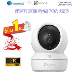 Camera Wifi trong nhà EZVIZ C6N PRO 3MP - Độ phân giải 2K - đàm thoại 2 chiều - Chính Hãng