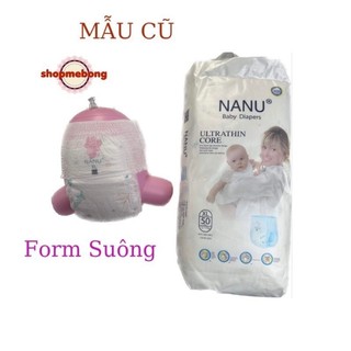 Tã quần Nanu tã dán Nanu 50 miếng cao cấp cho bé đủ size từ 3kg-33kg S50/M50/L50/XL50/2XL50/3XL50/4XL50/5XL50