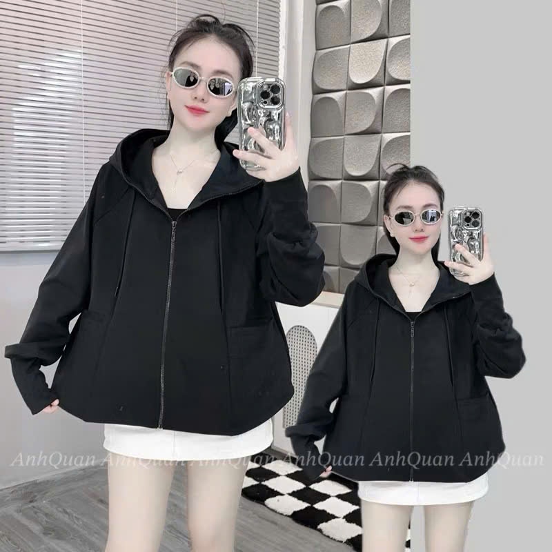 Áo Khoác Chống Nắng Nữ Vải Umi Dày Dặn Mềm Mịn,Form Dáng Xoè Trẻ Trung Chống Tia UV | BigBuy360 - bigbuy360.vn