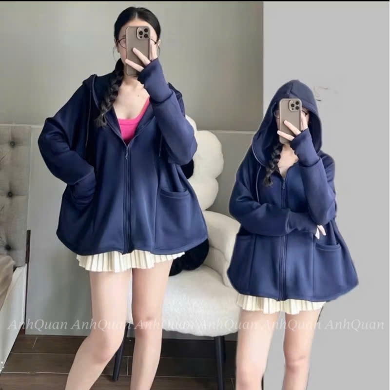 Áo Khoác Chống Nắng Nữ Vải Umi Dày Dặn Mềm Mịn,Form Dáng Xoè Trẻ Trung Chống Tia UV | BigBuy360 - bigbuy360.vn
