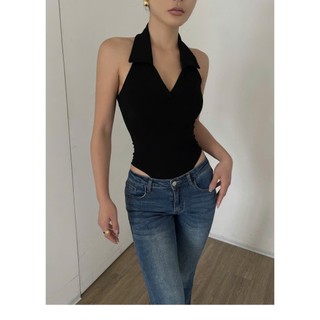Bodysuit cổ yếm kiểu vest M384