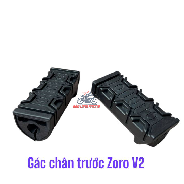Cặp Gác Chân Cao Su trước ZORO V2 Kijima gắn nhiều loại xe máy Sirius Wave Dream Fu Led .....