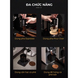 Feepie dosing hứng đong cà phê Wood charm