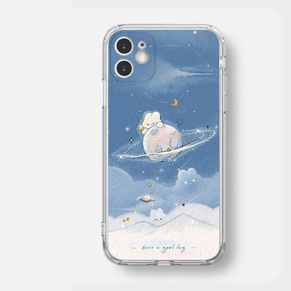 Ốp iphone trong suốt họa tiết biển mây sao trăng cặp đôi đẹp kute iphone 16 pro 16promax 15 14 13 12 11 plus xsm u210