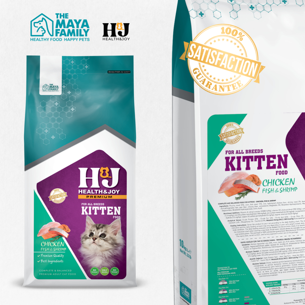 Ảnh Thức ăn cho mèo con HJ PREMIUM CHICKEN, FISH, SHRIMP KITTEN - Thịt gà, cá, tôm bao 2kg 2