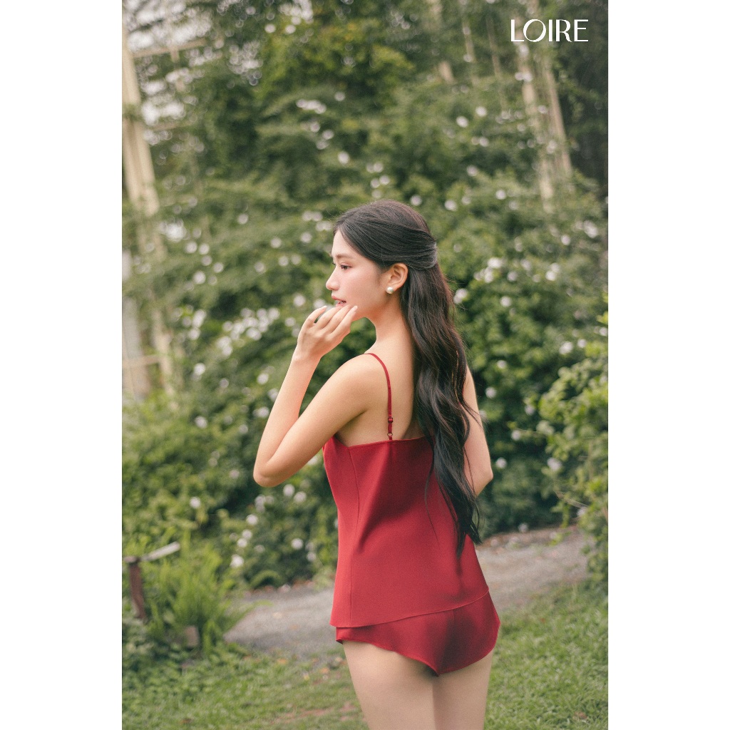 Bộ Đồ Ngủ Ngắn 2 Dây Phối Ren Quần Dáng Ngắn Sexy Loirechic BHDN19