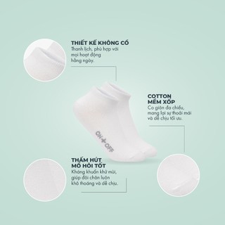 COMBO 5 đôi tất cotton kháng khuẩn khử mùi ULTRAL FRESH Cao cấp ONOFF