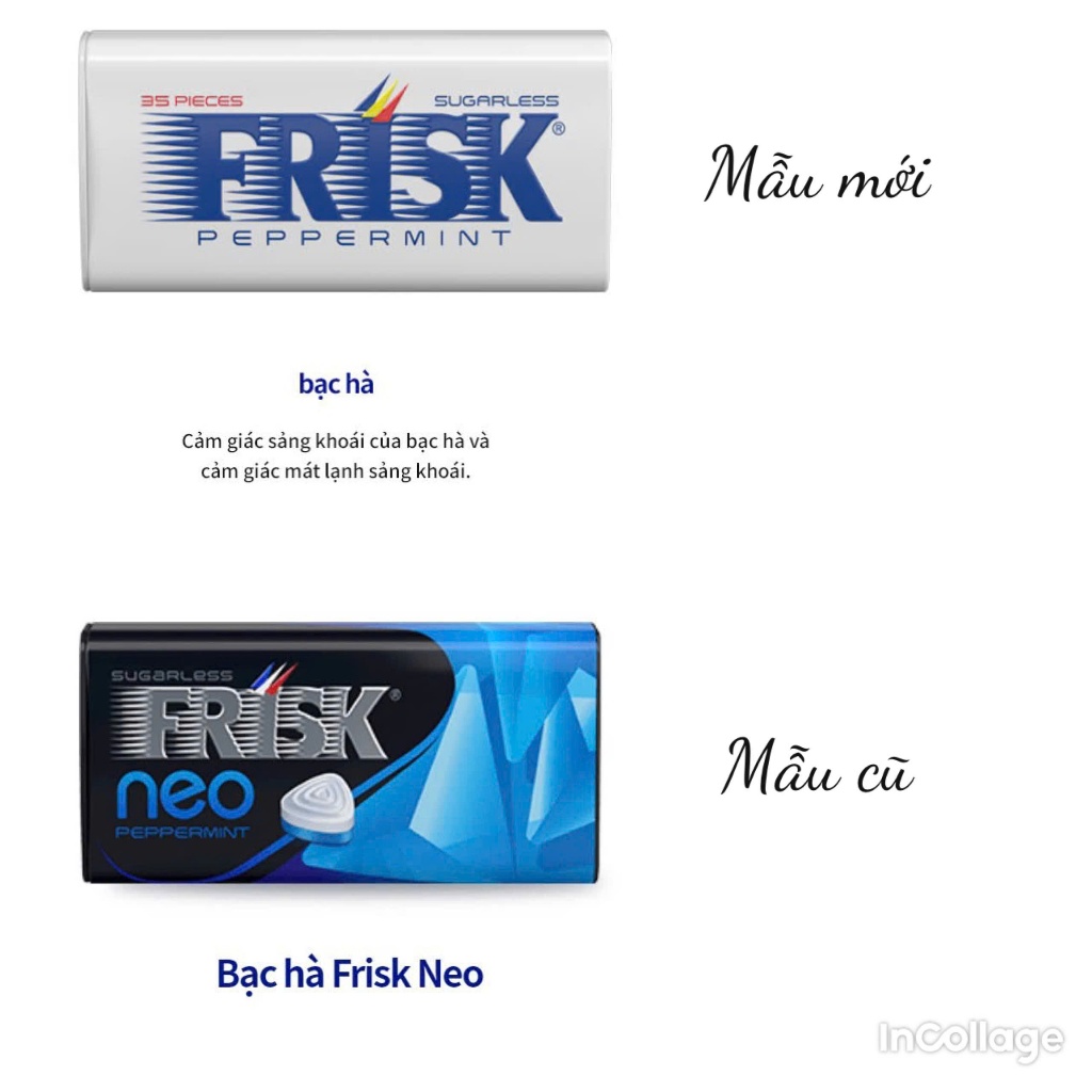 Kẹo ngậm thơm miệng Frish Neo Peppermint Nhật bản hộp 35 viên | Shopee ...