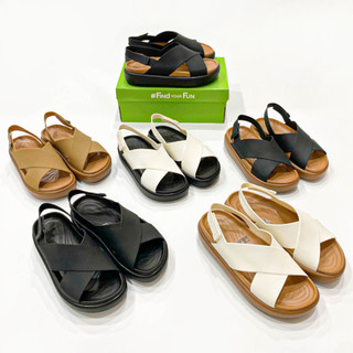 Sandal brooklyn luxe đế cao 5 phân dành cho nữ, giày xăng-đan bánh mì luxe cao 4cm, giày công sở giày đi học