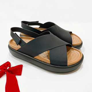 Sandal brooklyn luxe đế cao 5 phân dành cho nữ, giày xăng-đan bánh mì luxe cao 4cm, giày công sở giày đi học