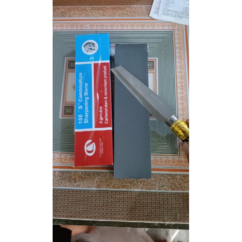Đá Mọi LS 108S - Chất lượng Cao ( Dùng mài tấc cả các loại dao, kéo, kim loại mỏng ) 2 Mặt mài.