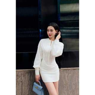 [Deal Độc Quyền] Đầm Ngắn Nữ Long Sleeves Corset Form, Chất Vải Cotton Thun Hàn Thoải Mái, WDN105 SOME HOW STORE