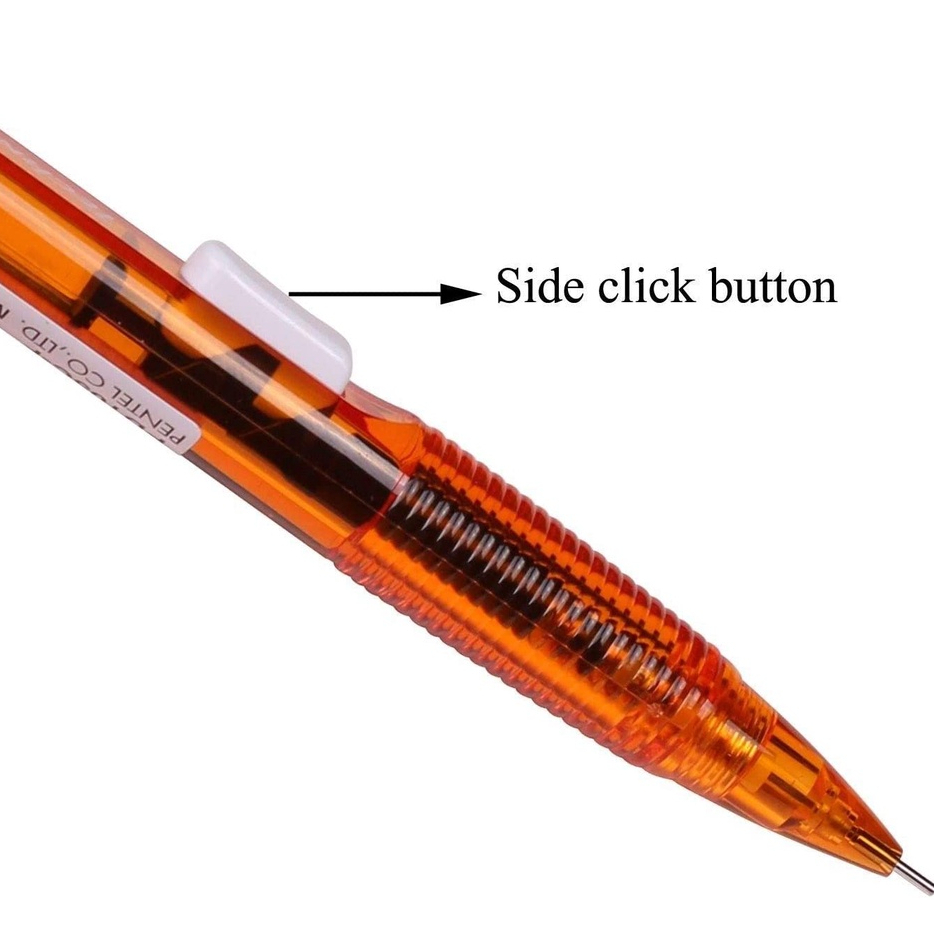 Ảnh Bút Chì Bấm Pentel PD105C – Bút Chì Kim 0.5, Nút Bấm Thân Giữa Tiện Lợi, Viết Êm, Nét Mảnh 4