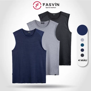 Áo Sát Nách Thể Thao Nam Fasvin SN24623.HN Vải Co Giãn Mềm Mại Thoải Mái Vận Động