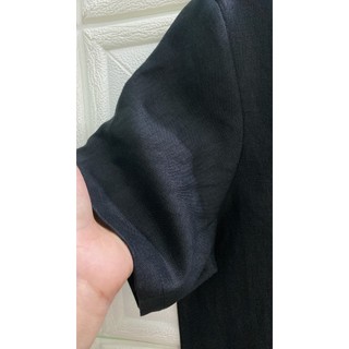 [JUNE LINEN] A24 Áo Linen cổ tim tay ngắn basic. Pure linen. HỎA TỐC.