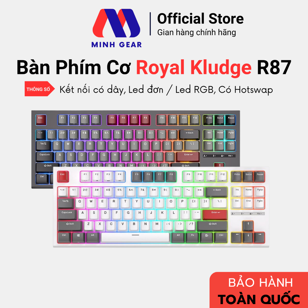 RK R87 - Bàn phím cơ RK R87 (Led Đơn, Hotswap) | Shopee Việt Nam