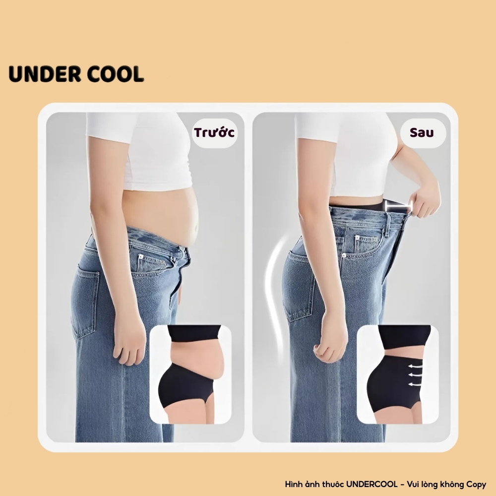 Quần Gen Bụng UNDERCOOL Nâng Mông, Chống Cuộn, Siêu Mỏng, Không Lộ Viền, Co Giãn Mềm Mịn QLD17