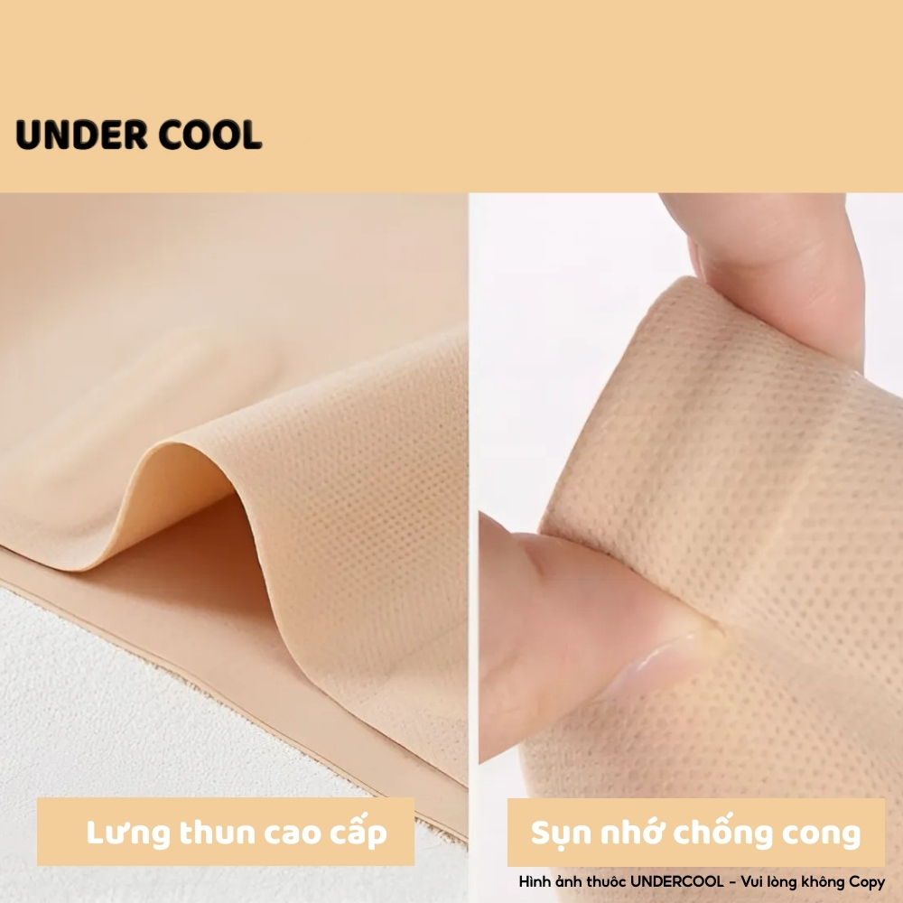 Quần Gen Bụng UNDERCOOL Nâng Mông, Chống Cuộn, Siêu Mỏng, Không Lộ Viền, Co Giãn Mềm Mịn QLD17
