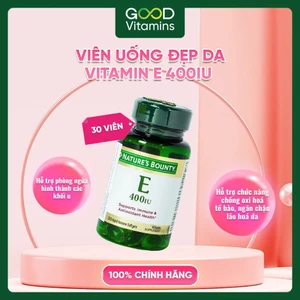 Viên Uống Vtamin E Nature's Bounty Hộp 30 viên 400IU Goodvitamins