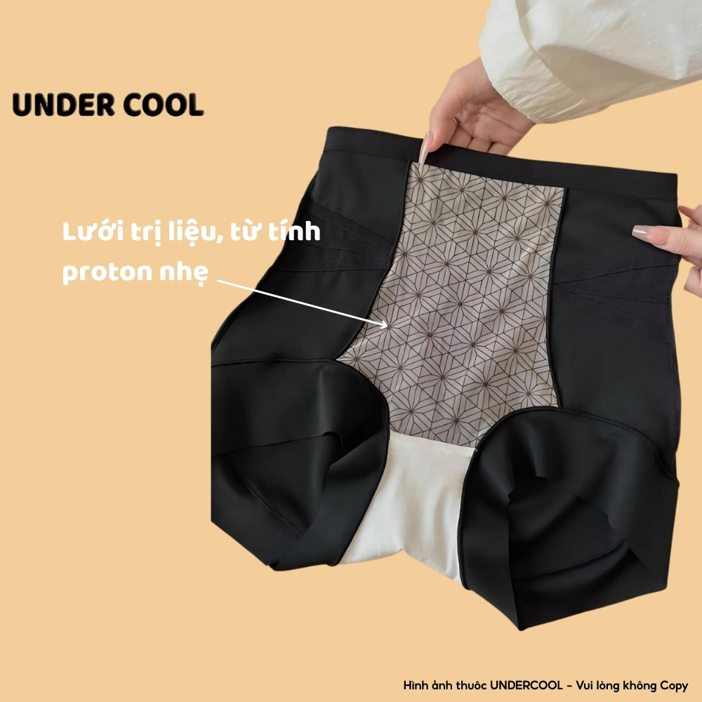 SET 2 Quần Gen Nịt Bụng UNDERCOOL Cao Cấp Tạo Vòng 3 Đẫy Đà Bụng Thon Có Khóa Kéo Giấu Vân Đùi QLD16