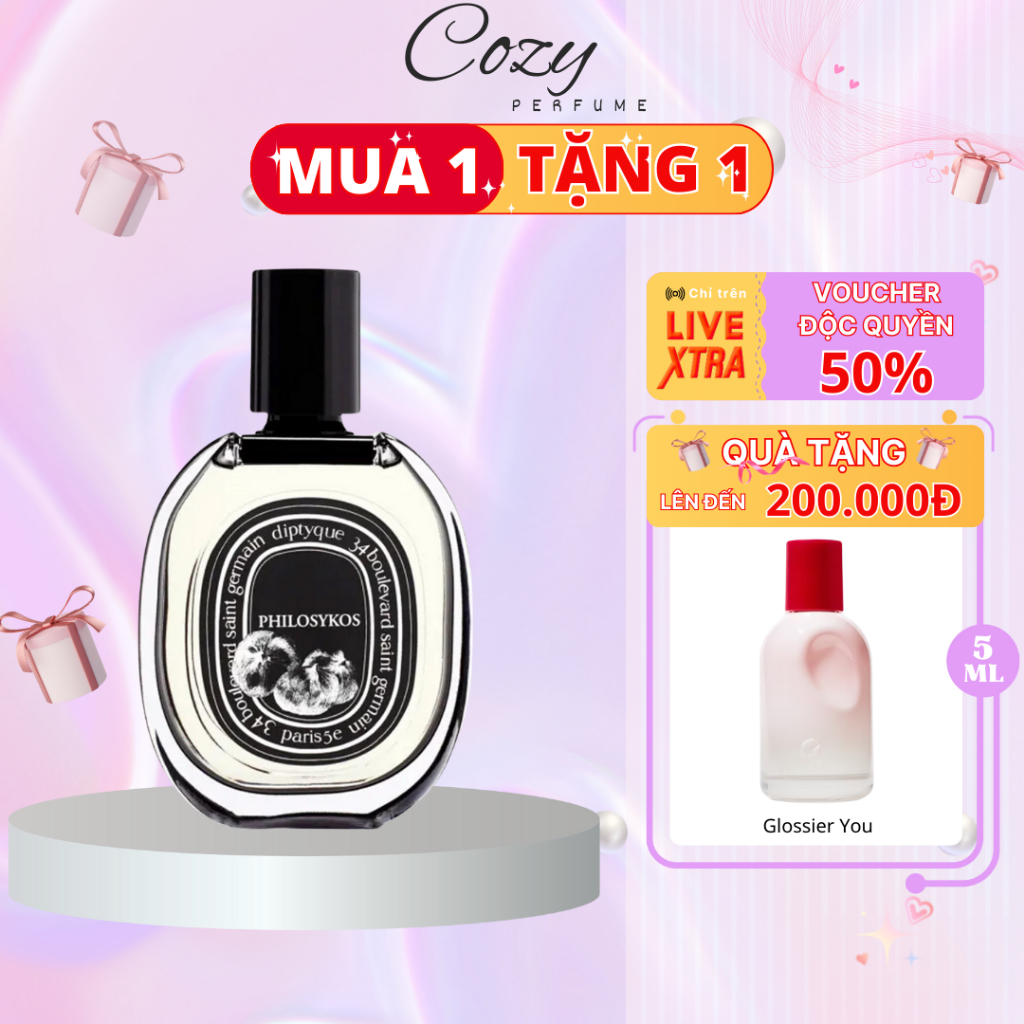 Nước hoa unisex Diptyque Philosykos Chiết 5ml/10ml Hương thơm Tinh tế, Thanh Lịch - Cozy Perfume