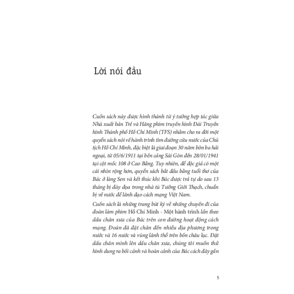 Ảnh Sách Hành trình theo chân Bác (NXB Trẻ) 3