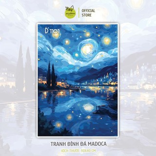 [HỎA TỐC] Tranh đính đá 5D, tổng hợp PHONG CẢNH, VANGOGH 30x40cm, KHÔNG KÈM KHUNG