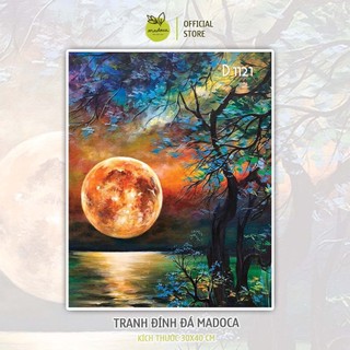 [HỎA TỐC] Tranh đính đá 5D, tổng hợp PHONG CẢNH 30x40cm, đầy đủ dụng cụ, không khung