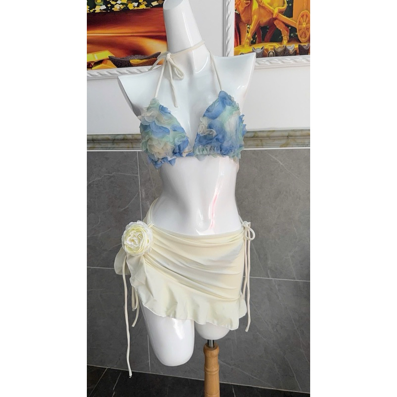bikini 3 mảnh kèm chân vây