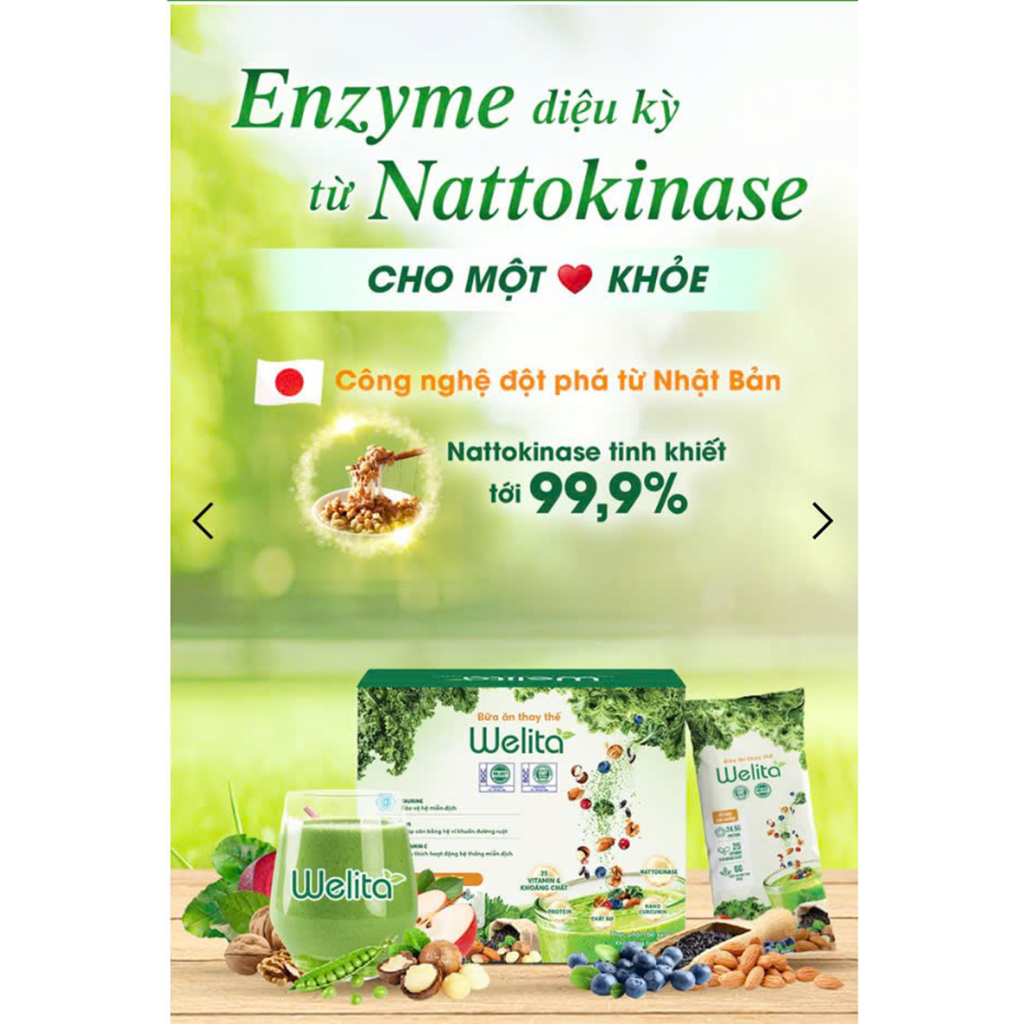 Ảnh WELITA - Bữa Ăn Dinh Dưỡng Thuần Chay 100% Đạm Thực Vật giúp giảm cân ngừa tai biến Japa kids 4