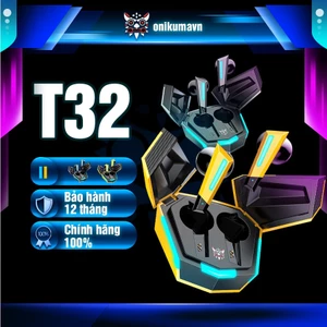Tai nghe Gaming TWS Earbuds ONIKUMA T32 Giảm Tiếng Ồn, Độ Trễ Cực Thấp