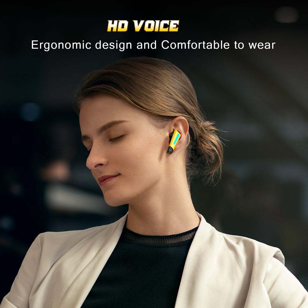 Tai nghe Gaming TWS Earbuds ONIKUMA T32 Giảm Tiếng Ồn, Độ Trễ Cực Thấp