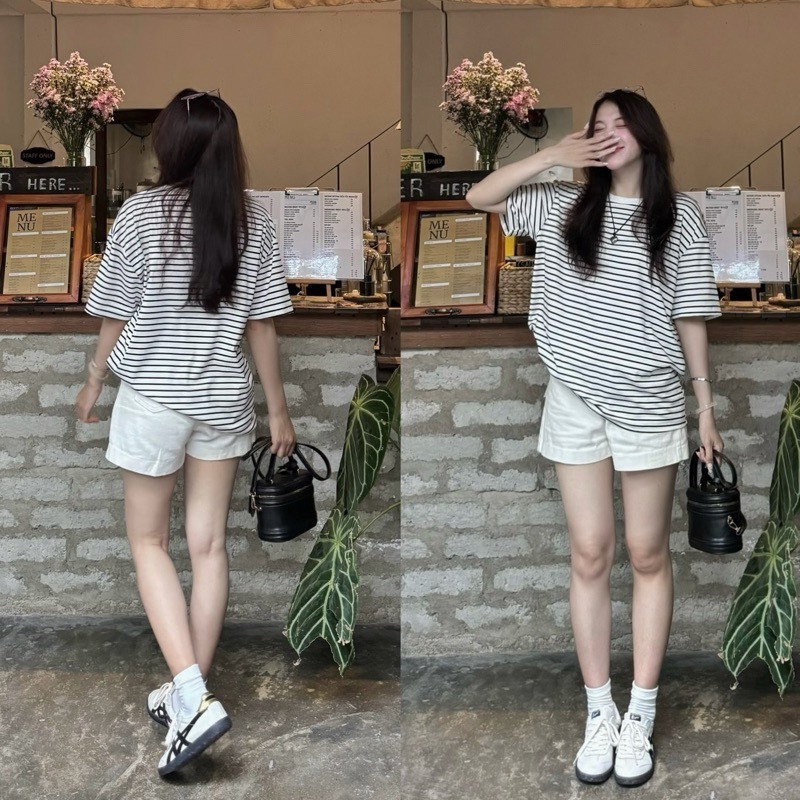 Quần Short Jeans Nữ Joolate Lưng Cao Chất Jean Bò Kaki Mềm Gấu To Basic Trẻ Trung Hách Dáng