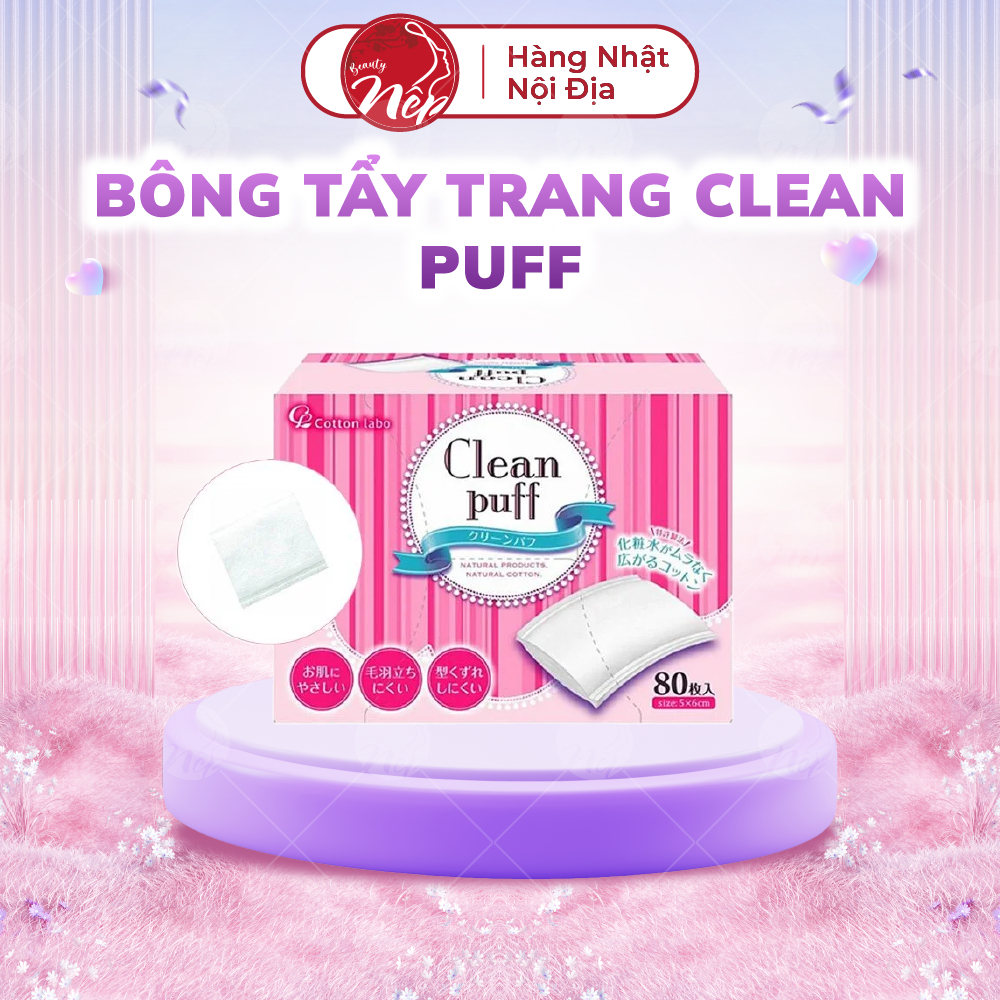 Set Bông tẩy trang clean buff Nhật Bản 160 miếng 80 miếng | Shopee Việt Nam