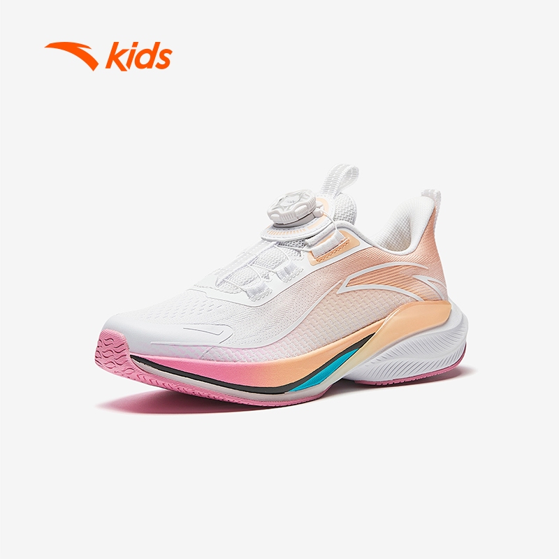 Giày chạy bé gái thể thao size 33-39 Anta Kids Wing 3225A5504