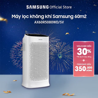 Máy lọc không khí Samsung 60m2 AX60R5080WD, lọc bụi mịn PM0.3, kháng khuẩn 99.9%