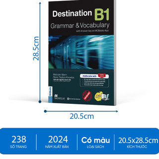 Sách - Destination B1 Grammar and Vocabulary (Tặng Audio Và Bài Tập Thực Hành) - MCBooks Chính Hãng