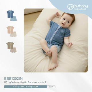BBB13021IN Bộ ngắn tay cài giữa Bambus Iconic 2