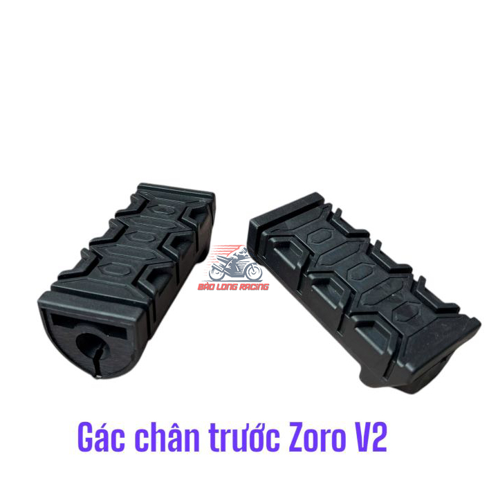 Cặp Gác Chân Cao Su trước ZORO V2 Kijima gắn nhiều loại xe máy Sirius Wave Dream Fu Led .....