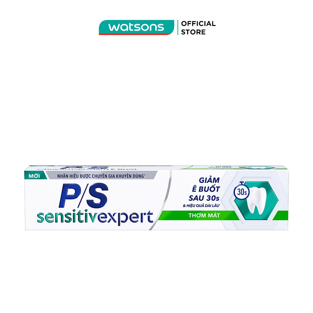 Kem Đánh Răng P/S Sensitive Mineral Expert Bạc Hà Thơm Mát 100g