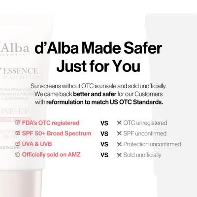 Kem Chống Nắng d'Alba Waterfull Tone-Up Purple Correcting Sun Cream SPF50+ PA++++ 50ml