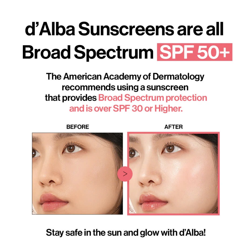 Kem Chống Nắng d'Alba Waterfull Tone-Up Purple Correcting Sun Cream SPF50+ PA++++ 50ml