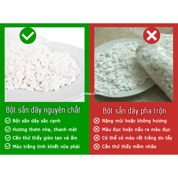 Bột Sắn Dây thượng hạng JINDO giúp thanh lọc, đẹp da, giảm cân, cung cấp chất xơ 1kg