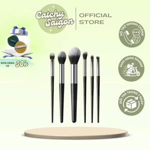 Set Cọ Trang Điểm Cá Nhân 6 Cây Lông Cọ Tơ Nhân Tạo Mềm Mại