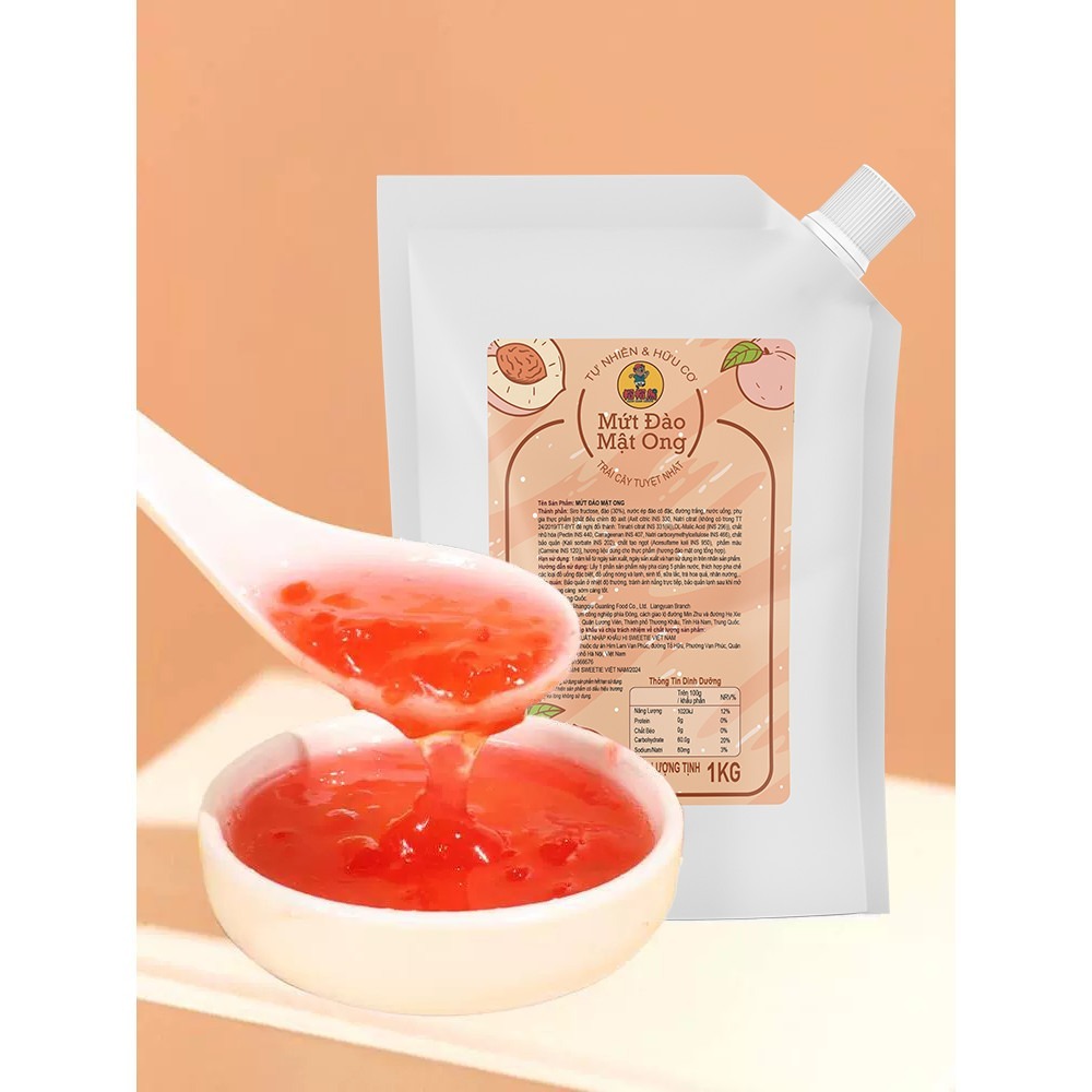 Mứt Maomao, mứt Gấu Lermao gói 1kg (Nhiều vị)