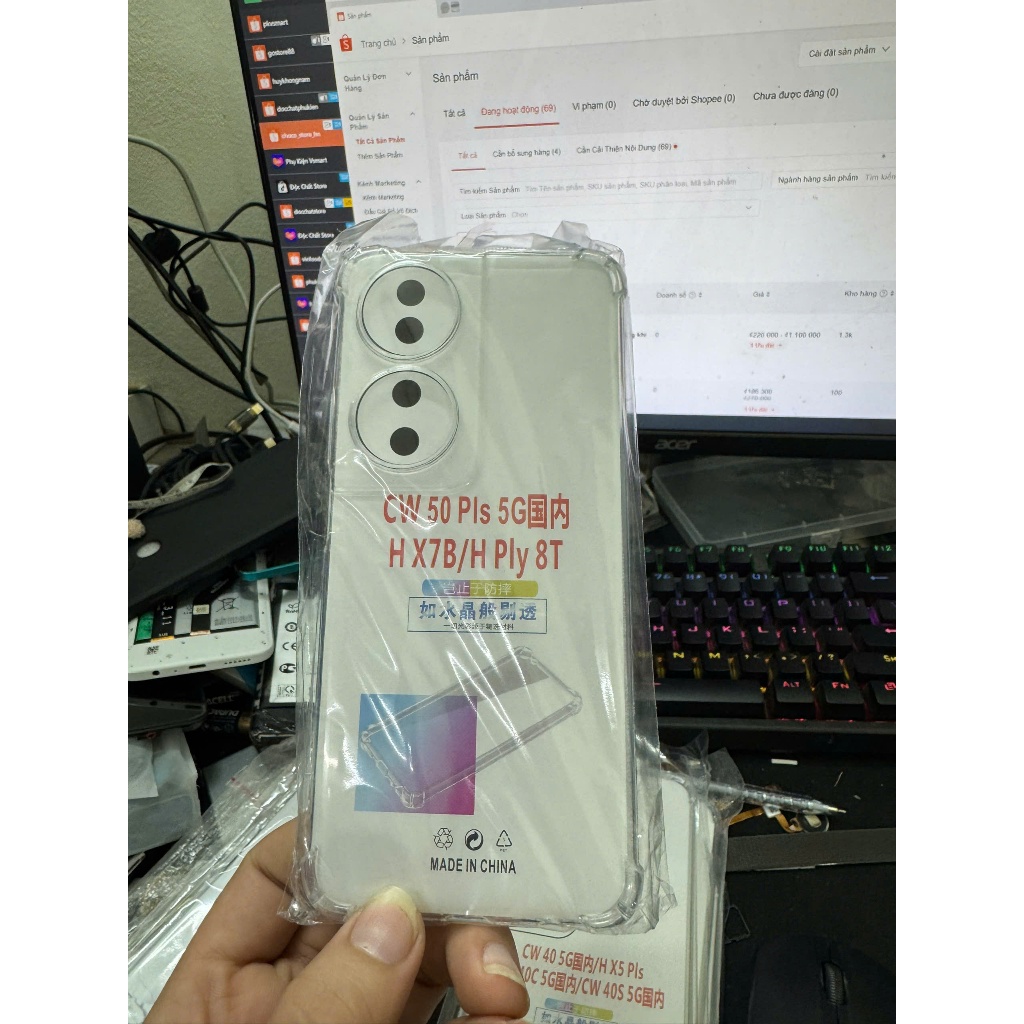 Ốp lưng Honor X8B 4G/ 200 5G/ X5 Plus/ X60 5G/ X7B/ X7C/ X9C loại chống sốc bảo vệ cam cao cấp