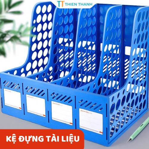 Kệ đựng sách - khay kệ đựng tài liệu văn phòng - Kệ đựng tài liệu để bàn A4 văn phòng phẩm 4 ngăn
