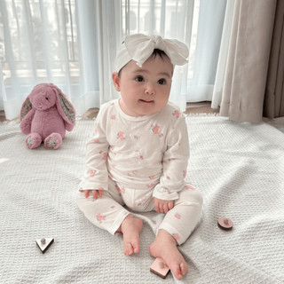 HONEY (6-24M) Bộ quần áo cài vai chất cotton co giãn tốt, thấm hút mồ hôi, thoáng mát dễ mặc dành cho bé từ 7kg4 - 14kg