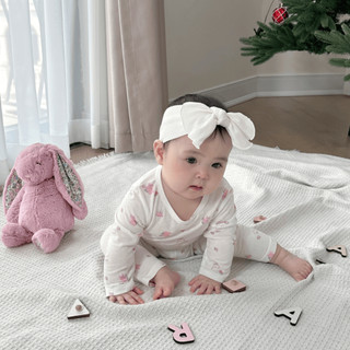 HONEY (6-24M) Bộ quần áo cài vai chất cotton co giãn tốt, thấm hút mồ hôi, thoáng mát dễ mặc dành cho bé từ 7kg4 - 14kg