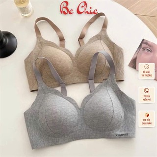 Áo lót nữ A 67 - Áo ngực nữ đệm mỏng không gọng - Áo bản to che mỡ lưng BC_CHIC LINGERIE
